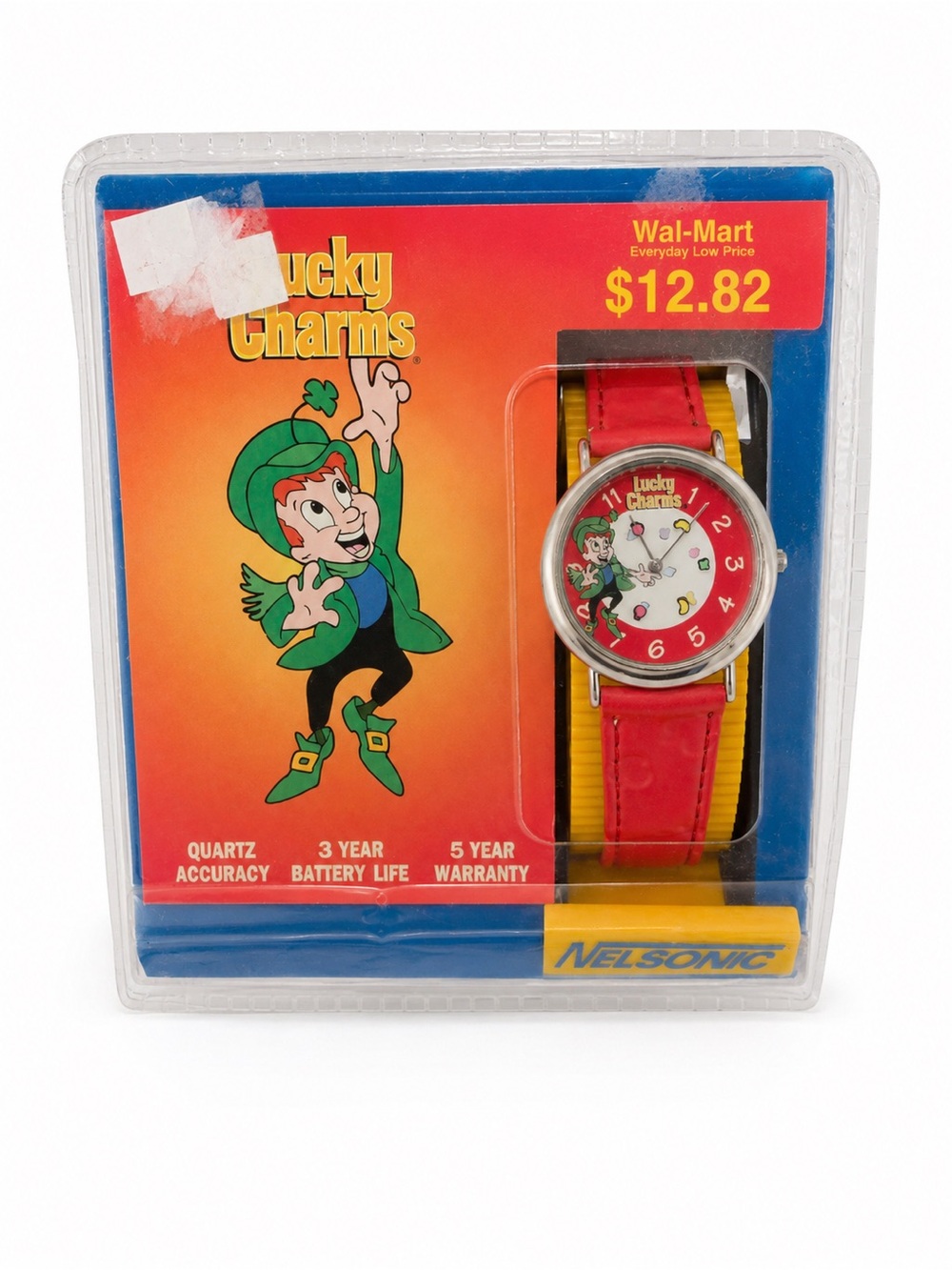 Vintage Lucky Charms Nelsonic Watch Sealed in Original Package Red Band